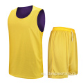 Jerseys de baloncesto de baloncesto reversible barato